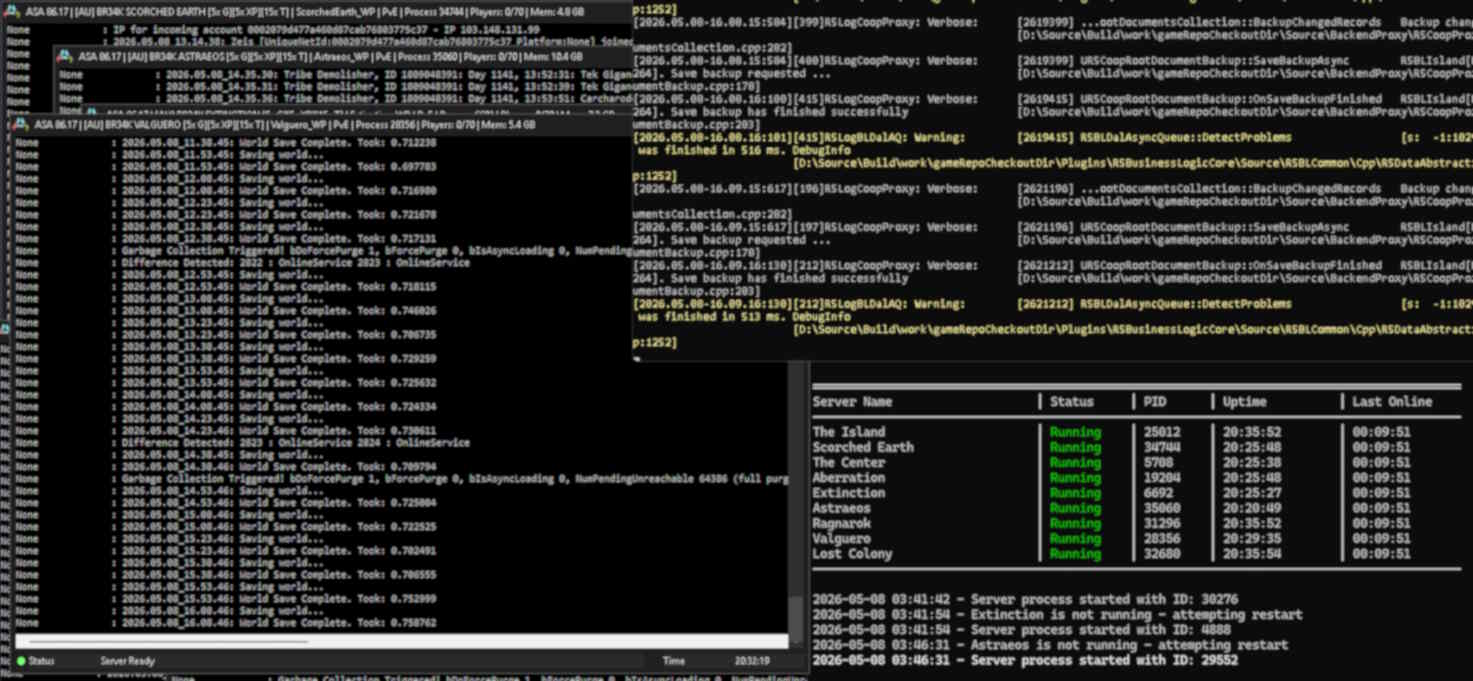 Processes running on windows