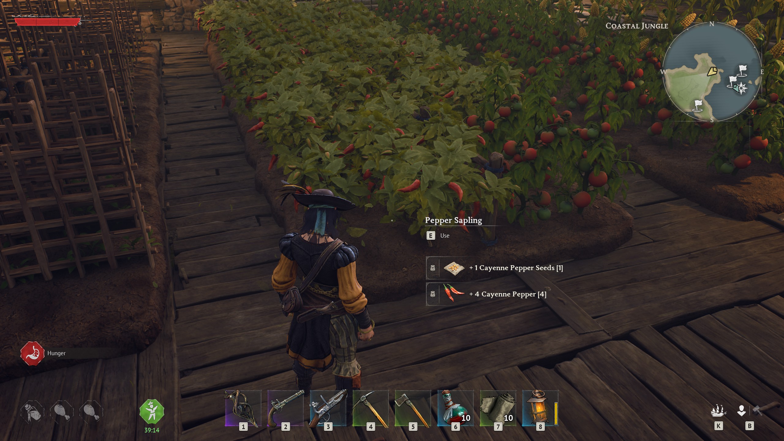 Harvesting crops