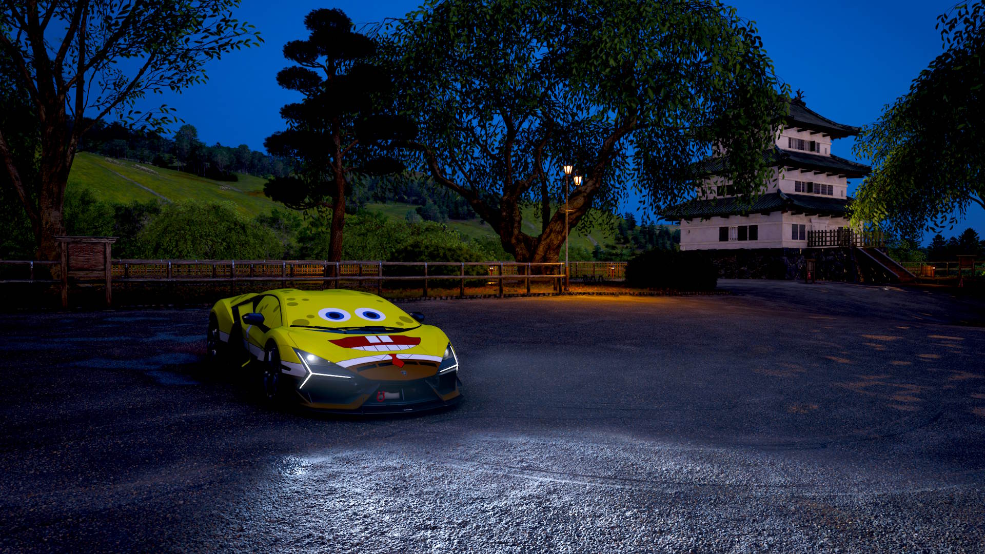 Spongebob 2024 Lamborghini Revuelto